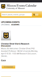 Mobile Screenshot of calendar.missouri.edu