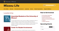 Desktop Screenshot of leadership.missouri.edu