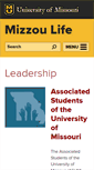 Mobile Screenshot of leadership.missouri.edu
