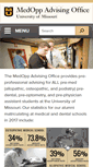 Mobile Screenshot of predental.missouri.edu